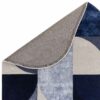 Asiatic rug Matrix 74 Oval Indigo 3
