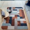 Asiatic rug Matrix 88 Klotski Terracotta interior