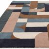 Asiatic rug Matrix 89 Klotski Teal 1