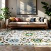 Louis De Poortere rug Antiquarian Suzani 9732 Slavia Ambiance