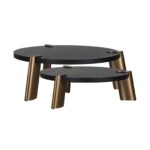 Coffee table Brody set of 2, Charcoal