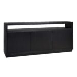 Sideboard Oakura 3-doors, Black