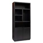 Display cabinet Oakura 2-doors, Black