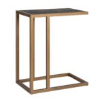Sofa table Blackbone brass, Black rustic