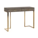 Console Marie-Lou 2-drawers, Gold