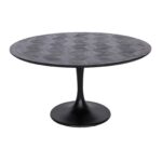 Dining table Blax 140Ø, Black