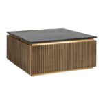 Coffee table Ironville, Gold
