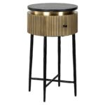 End table Ironville, Gold
