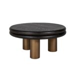 Coffee table Macaron, Black rustic