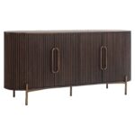 Sideboard Luxor 4-doors, Brown