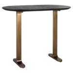 Bar table Revelin 140, Black / Gold