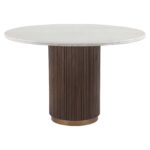 Dining table Mayfield 120Ø, Brown