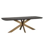 Dining table Cambon 230 danish oval, Dark coffee