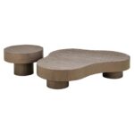 Coffee table Bogor set of 2 bronze, Bronze