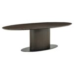 Dining table Gordon 240 brown, Brown
