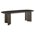 Dining table Durban 220 brown, Brown