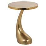 End table Dolphin, Gold