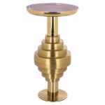 End table Empire, Brushed Gold