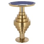 End table Renao, Gold