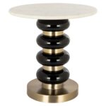 End table Boann black, Black