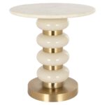 End table Boann , White