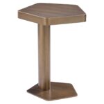 Sofa table Hexa, Brushed Gold