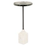 End table Aurora 27Ø, White