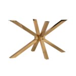 Dining table leg Matrix gold Conrad, Gold