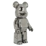 Decorative object Bear small, Silver