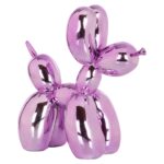 Decorative object Dog, Pink