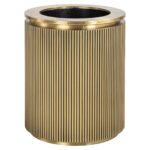 Planter Ironville 50Ø, Brushed Gold