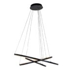 Chandelier Amira black, Black