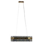 Chandelier Julio, Brushed Gold