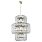 Chandelier Chenna, Clear Transparent