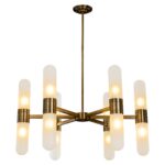 Chandelier Tricon, Bronze