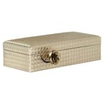 Storage box Trace small, Gold