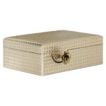 Storage box Trace big, Gold