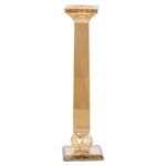 Candle holder Milou small, Amber
