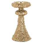 Candle holder July small, Gold