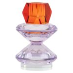 Candle holder Yalena small, Purple