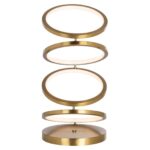 Table lamp Jaimin, Brushed Gold