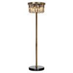 Floor lamp Dagmar gold, Bronze