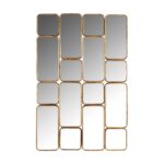 Mirror Birche with 16 mirrors, Gold