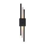 Wall lamp Mylas black, Black