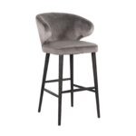 Bar stool Indigo stone velvet, Quartz Stone 101