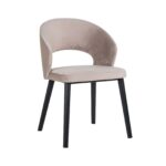 Chair Savoy khaki velvet, Quartz Khaki 903