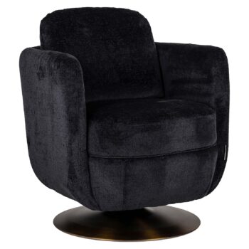 Richmond Interiors s4576 black chenille 1