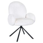 Swivel chair Jolie, Sheep 02 White