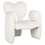 Lounge chair Didi, Sheep 02 White