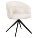 Swivel chair Olivia ecru miami, Miami 102 Ecru